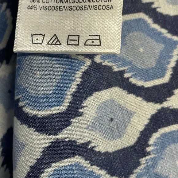 NEW ANTHROPOLOGIE X VELVET Women’s Keren Long-Sleeve Blouse – Blue – Size S - Picture 4 of 6